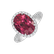 Prsten s diamanty a turmalínem Blush of Eternity2