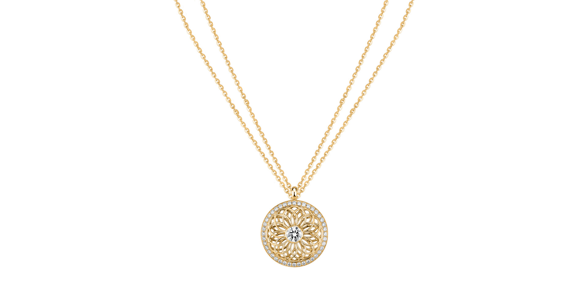 Náhrdelník s diamanty Heart of Star