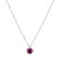 Náhrdelník s diamanty a rhodolitem Bethy1
