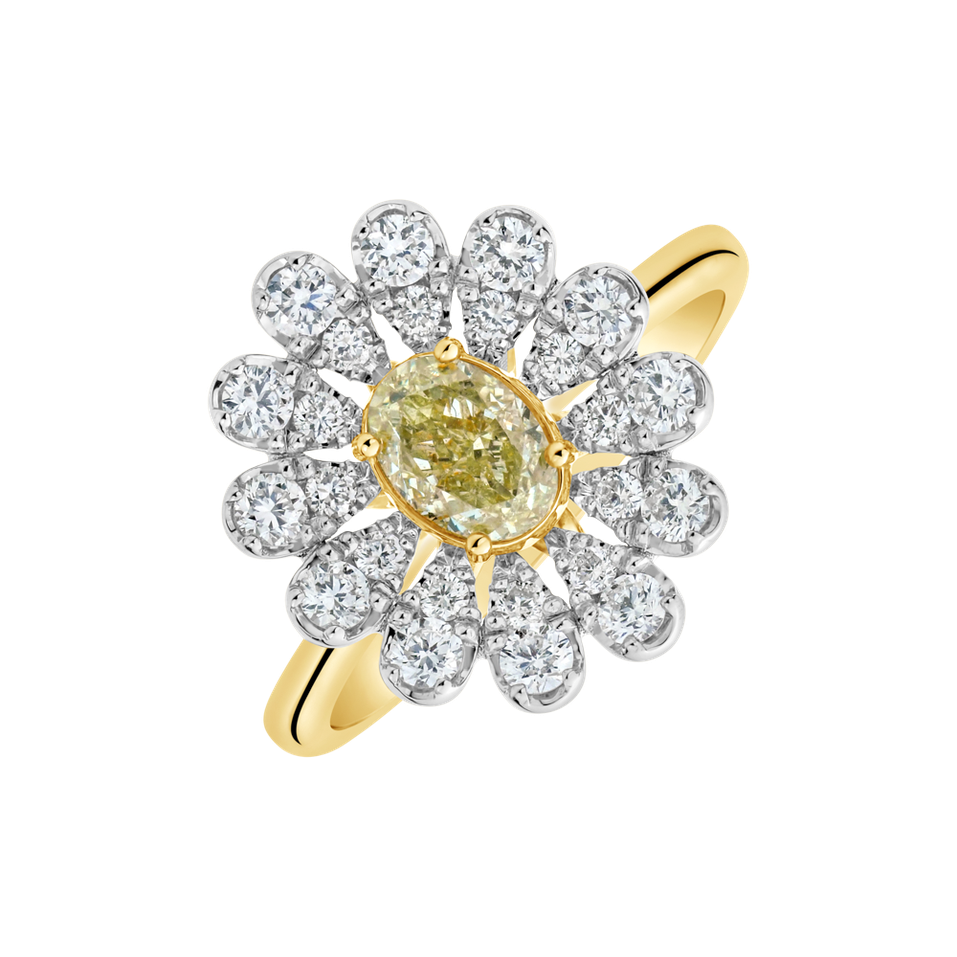 Prsten s diamanty Floral Treasure