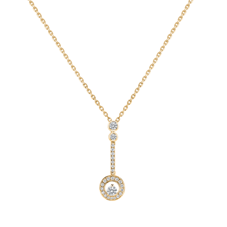 Náhrdelník s diamanty Diamond Touch