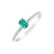 Prsten s diamanty a smaragdem Meliora1
