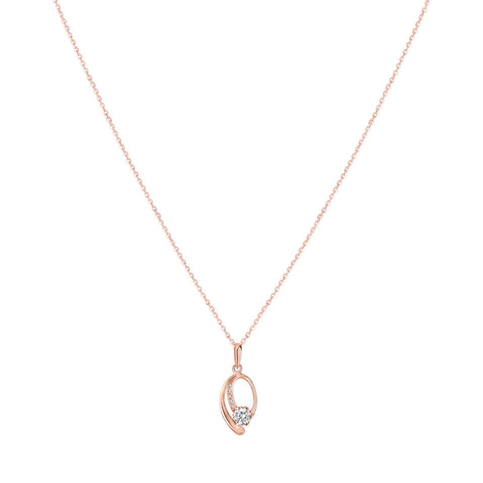 Náhrdelník s diamanty Ivory Riot