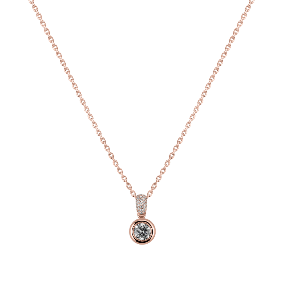 Náhrdelník s diamanty Delicate Drop