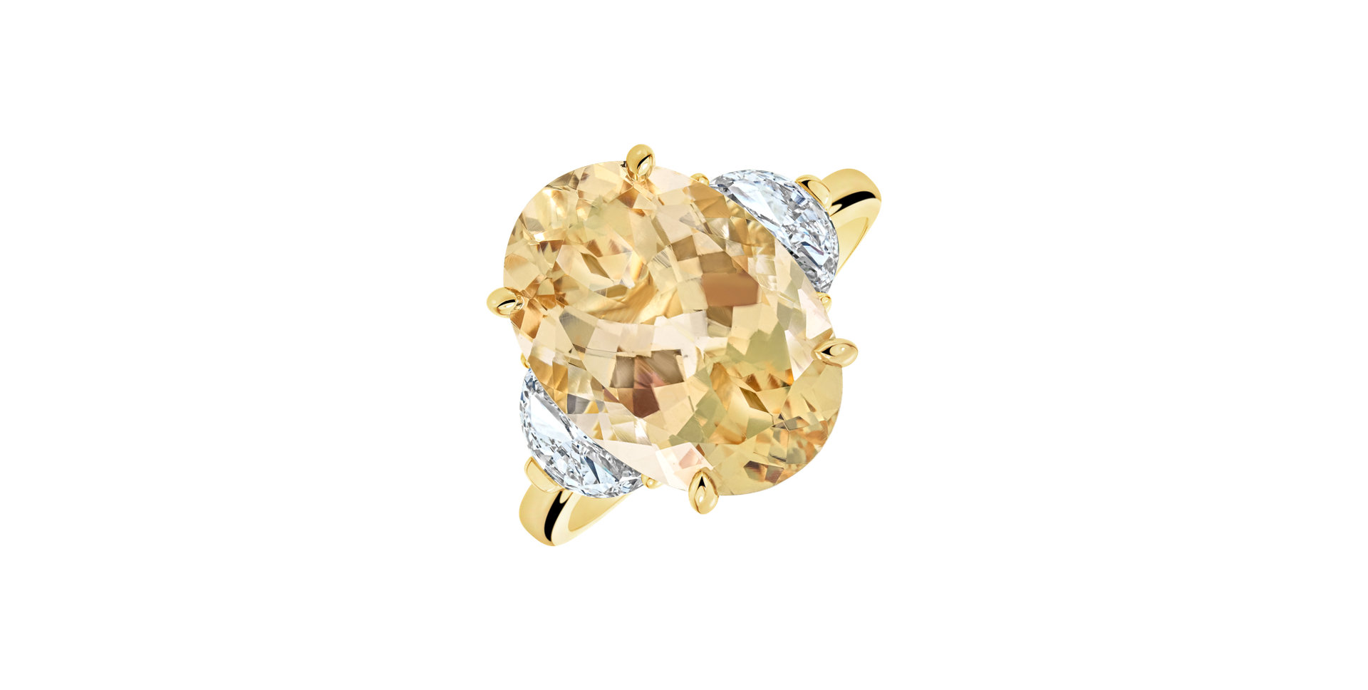 Prsten s diamanty a morganitem Dynasty Gem