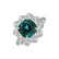 Prsten s diamanty a turmalínem Ocean Empress1
