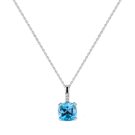 Přívěs s diamanty a topazem Moonlight Gem