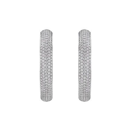 Náušnice s diamanty Solid Luxury
