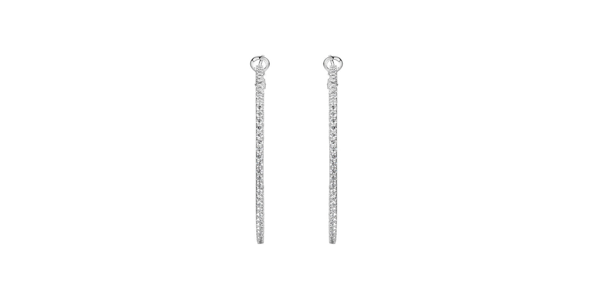 Náušnice s diamanty Glossy Rain