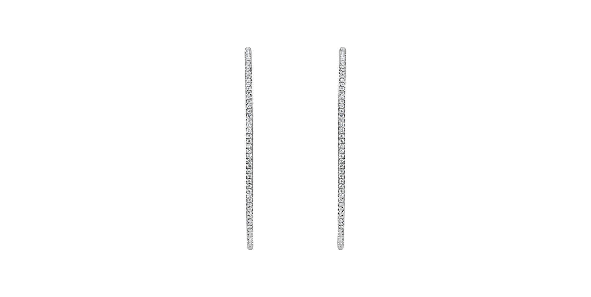 Náušnice s diamanty Sienna Loops