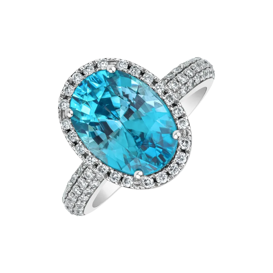 Prsten s diamanty a zirkonem Aphrodite Beauty