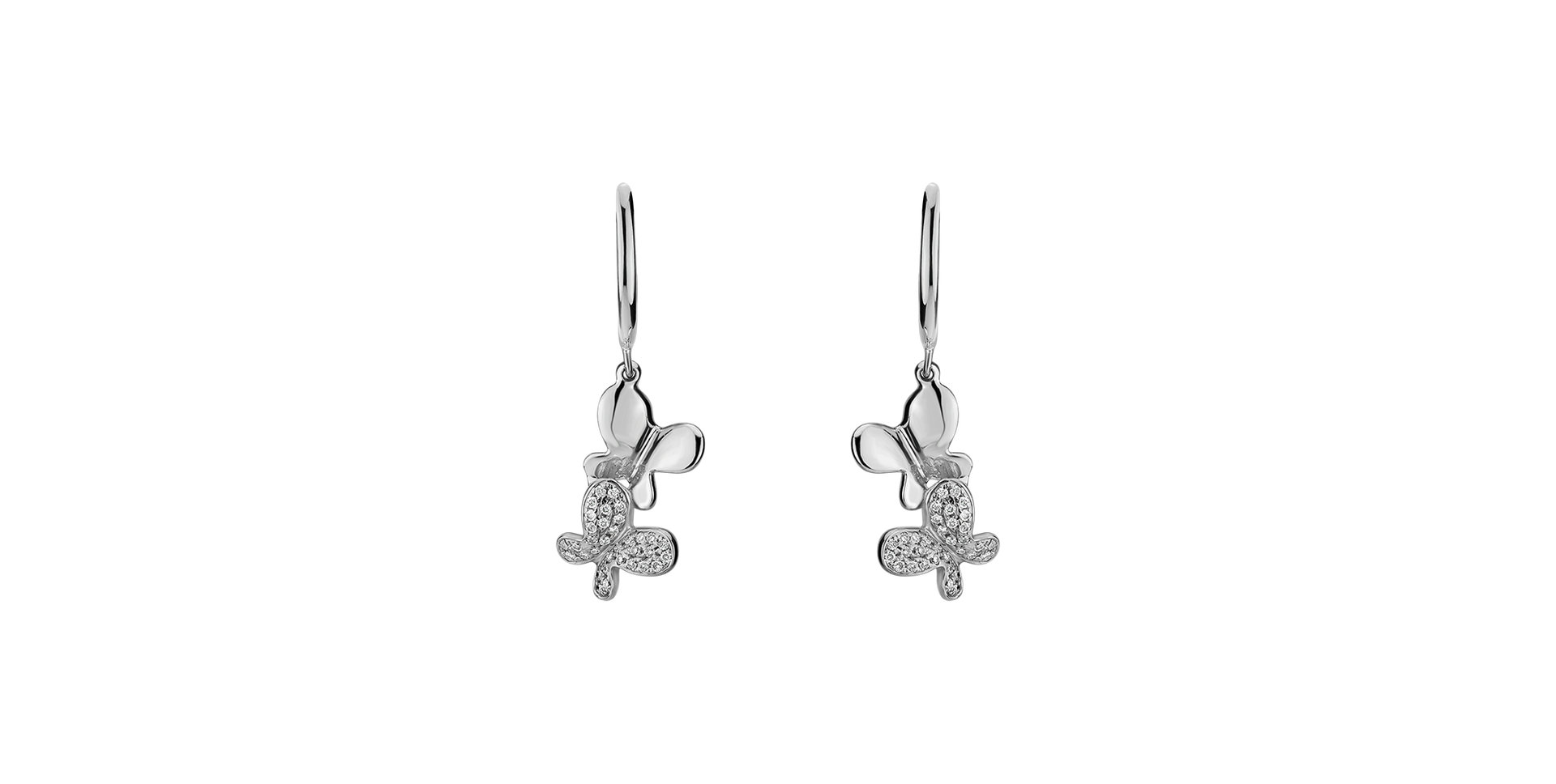 Náušnice s diamanty Fantastic Gem