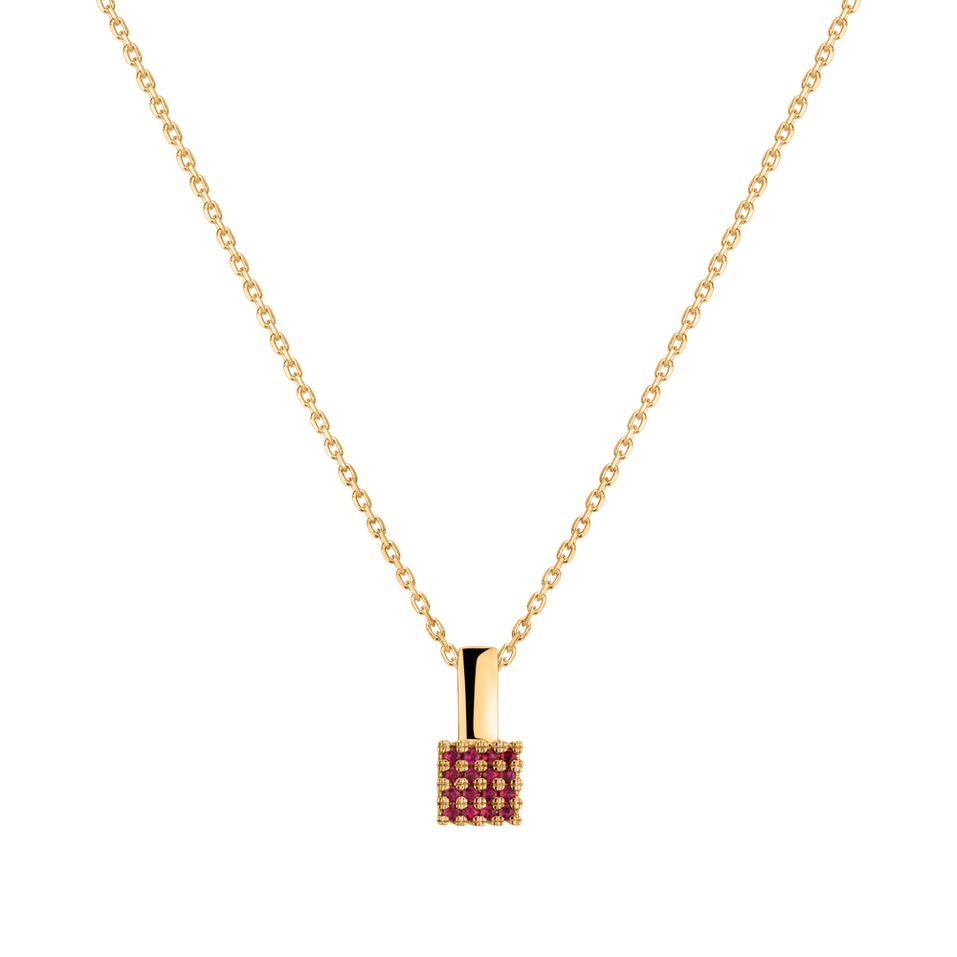 Přívěs s rubíny Delicious Mosaic