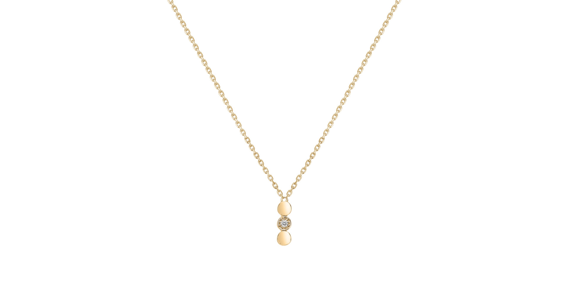 Náhrdelník s diamantem Shiny Dots
