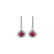 Náušnice s rubínem a diamanty Red Hope2