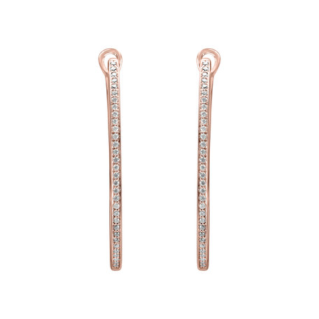 Náušnice s diamanty Eternity Gleam