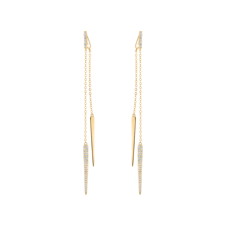 Náušnice s diamanty Calyx