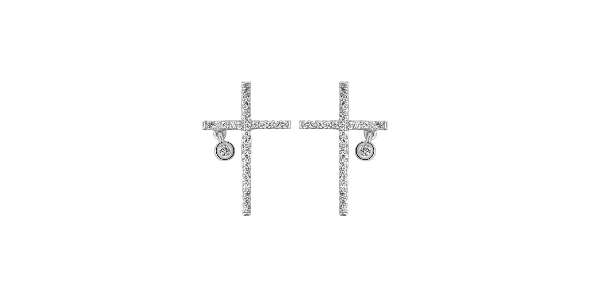 Náušnice s diamanty Cristian