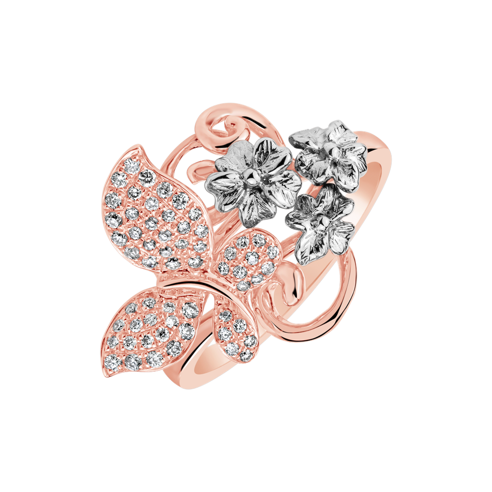 Prsten s diamanty Idyllic Garden