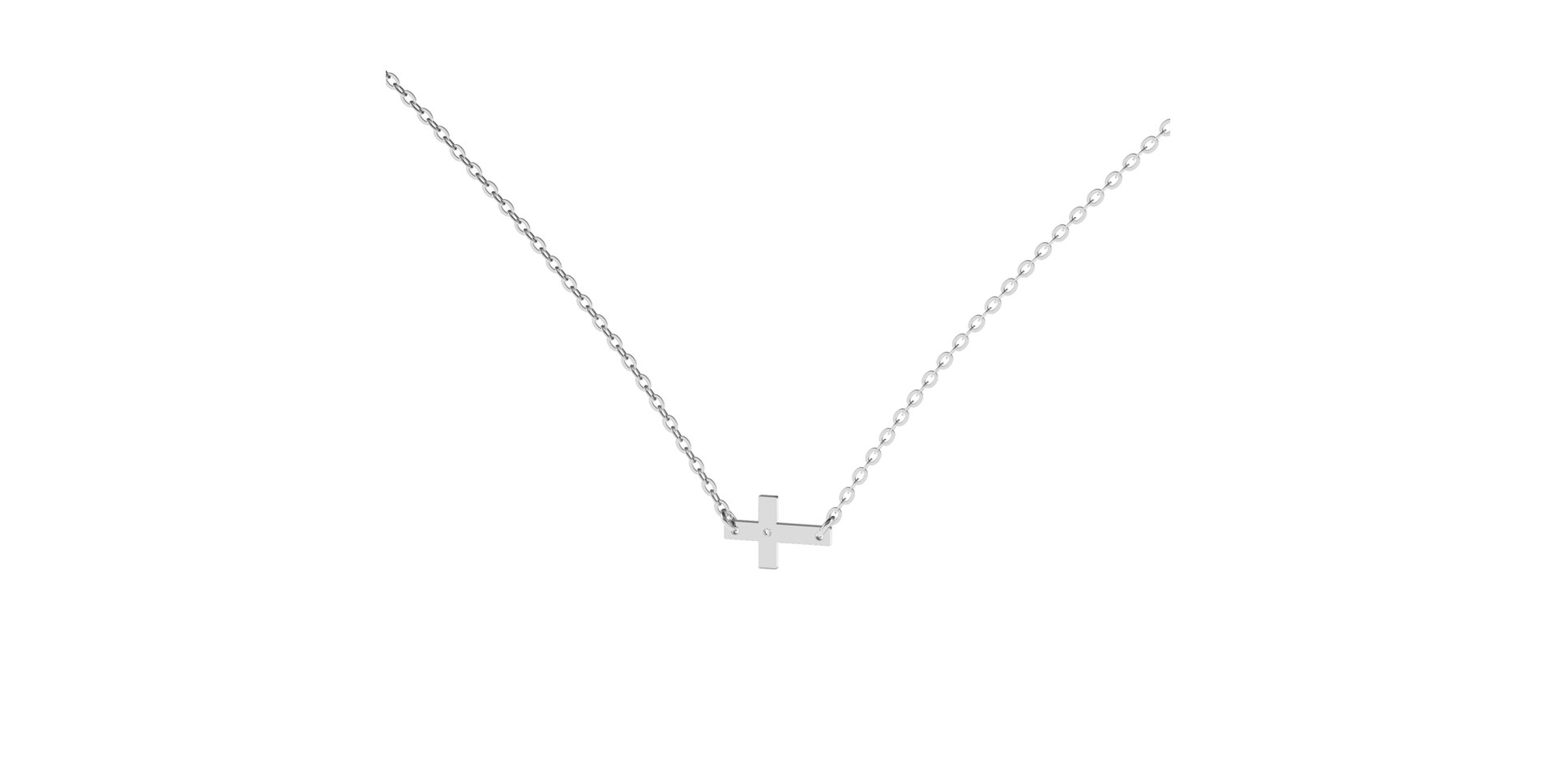 Náhrdelník s diamantem My Faith