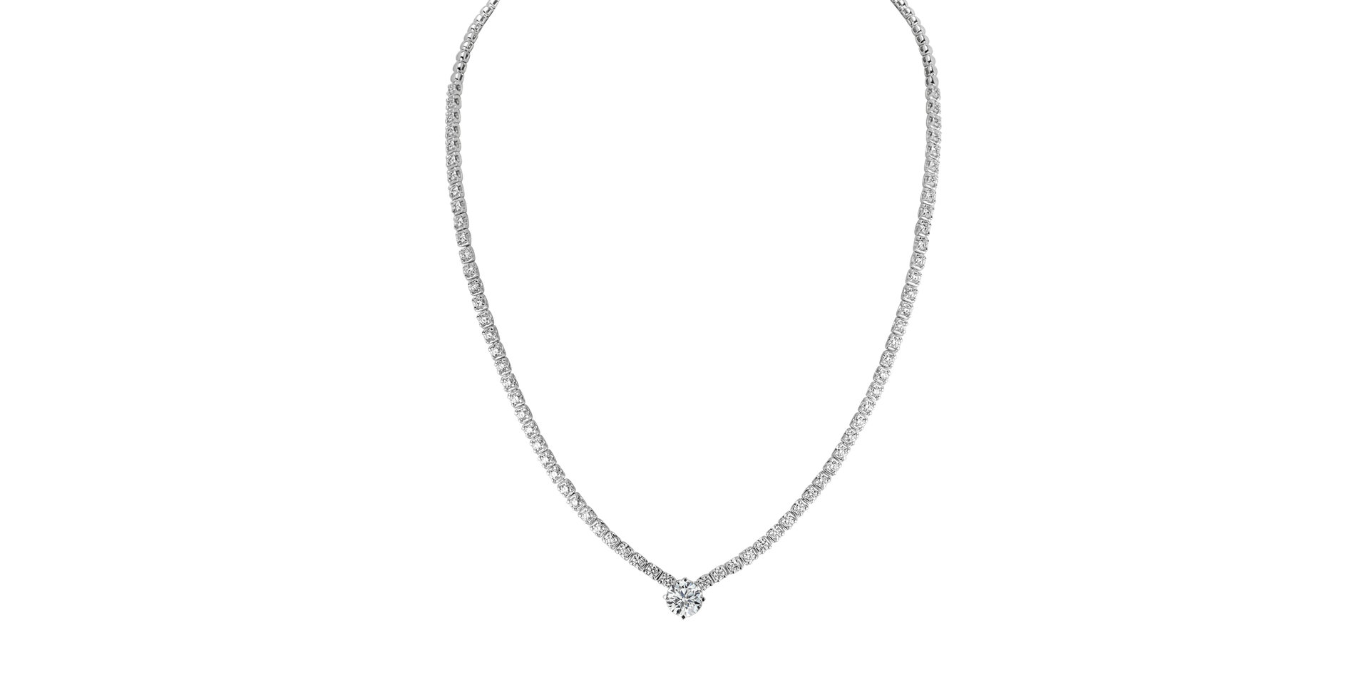 Náhrdelník s diamanty Gremory