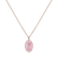 Náhrdelník s růženínem a diamanty Rose Spirit2