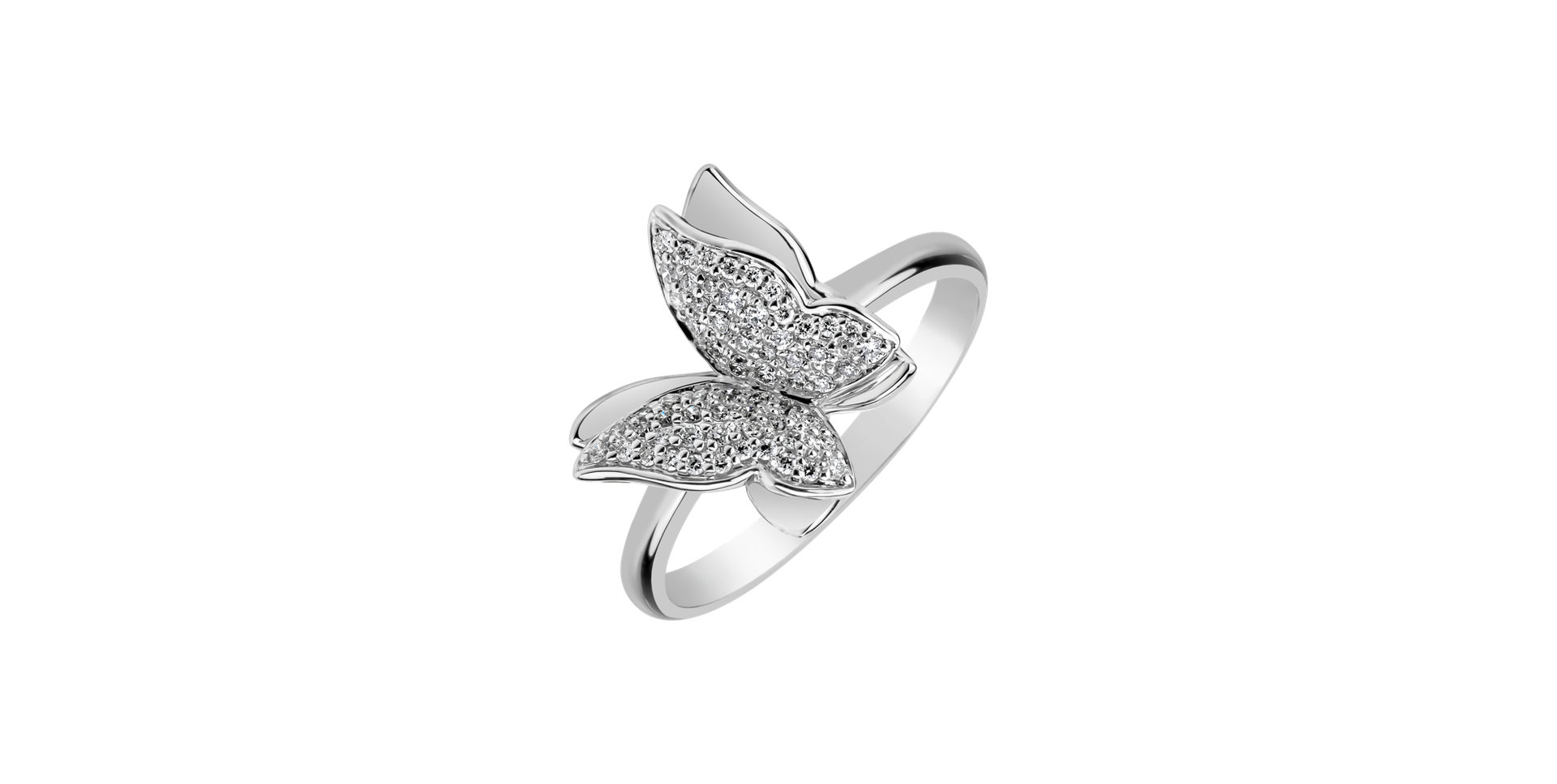 Prsten s diamanty Sparkle Butterfly