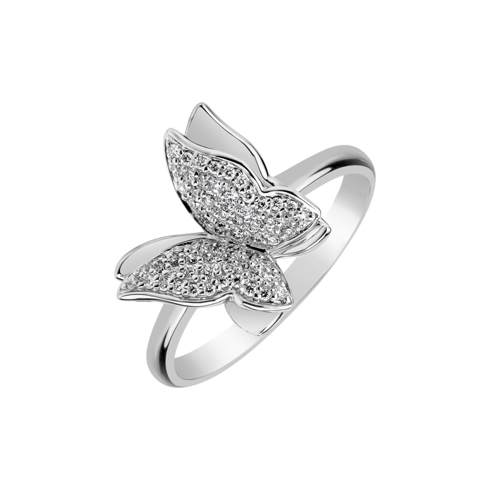 Prsten s diamanty Sparkle Butterfly