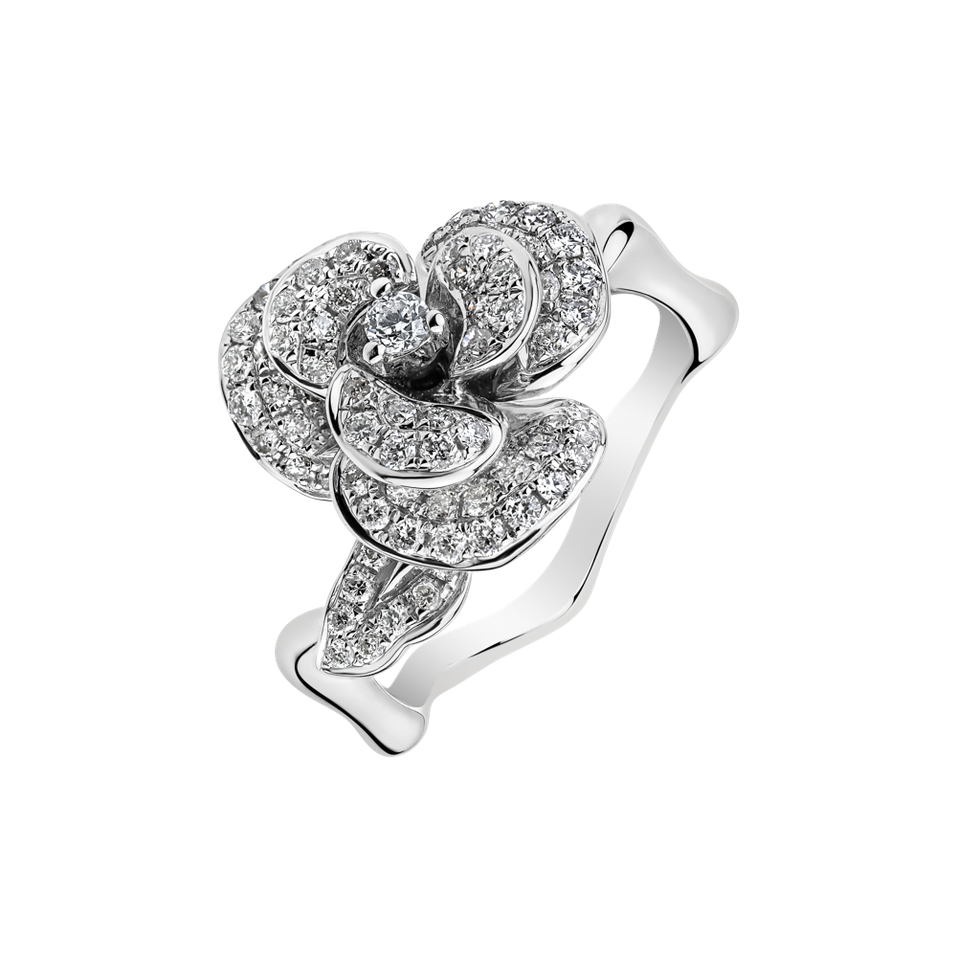 Prsten s diamanty Sasanqua