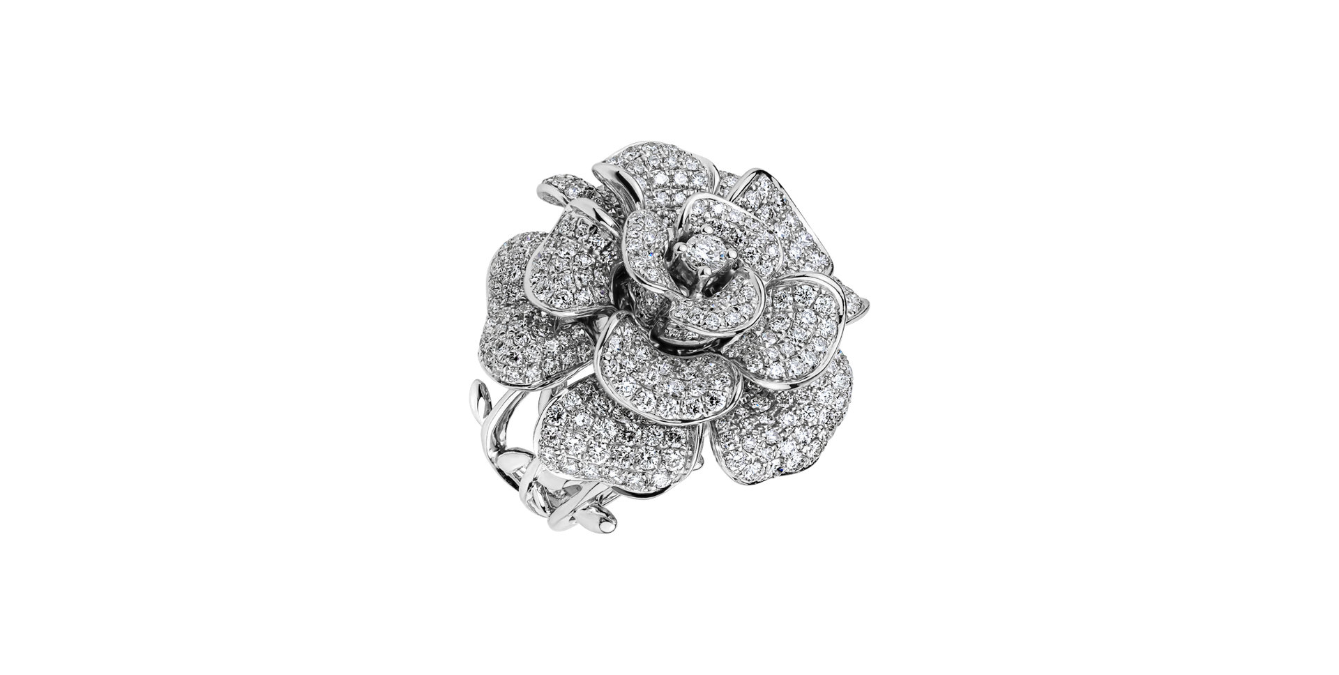 Prsten s diamanty Rose Planet