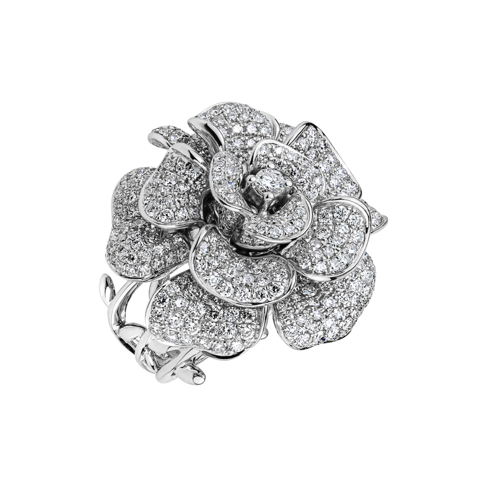 Prsten s diamanty Rose Planet
