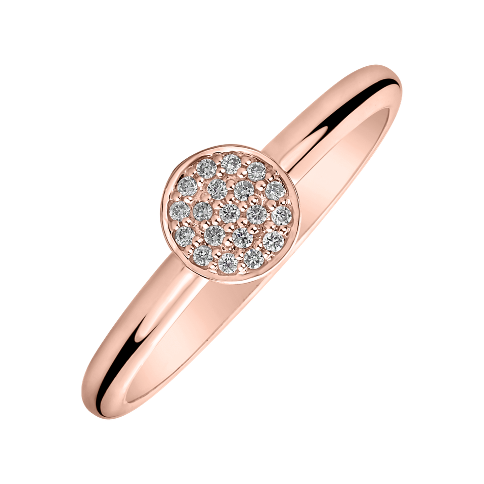 Prsten s diamanty Infinite Circle