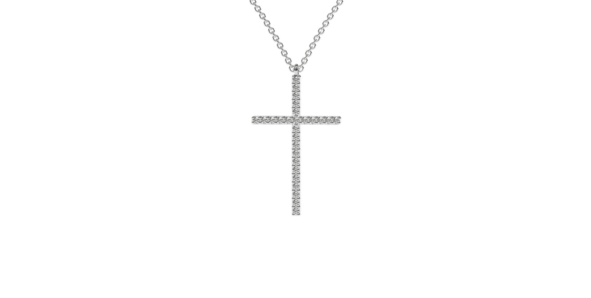 Náhrdelník s diamanty Cross