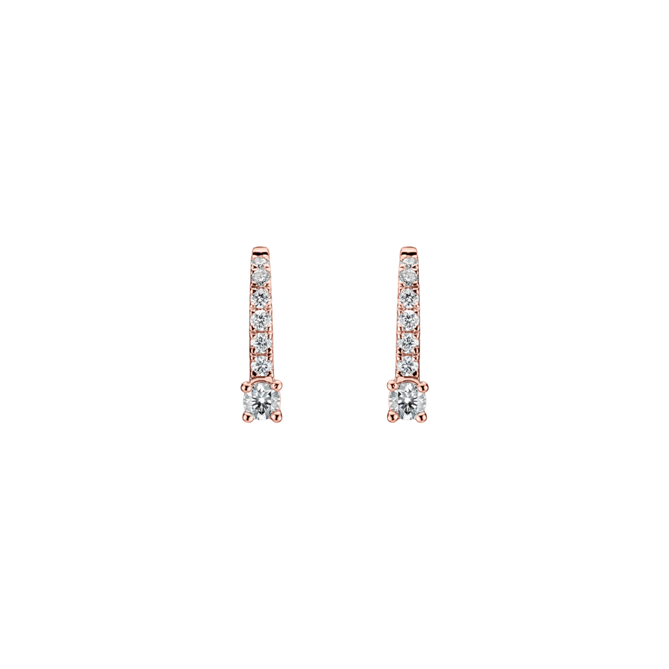 Náušnice s diamanty Fairytale Gentility