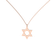Náhrdelník s diamantem David Star2