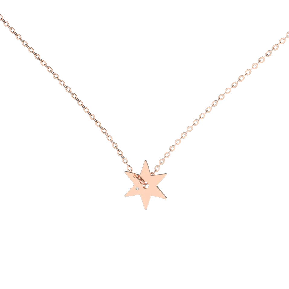Náhrdelník s diamantem Amazing Star