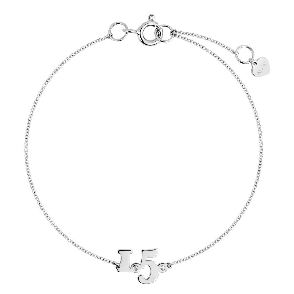 Náramek s diamantem Date