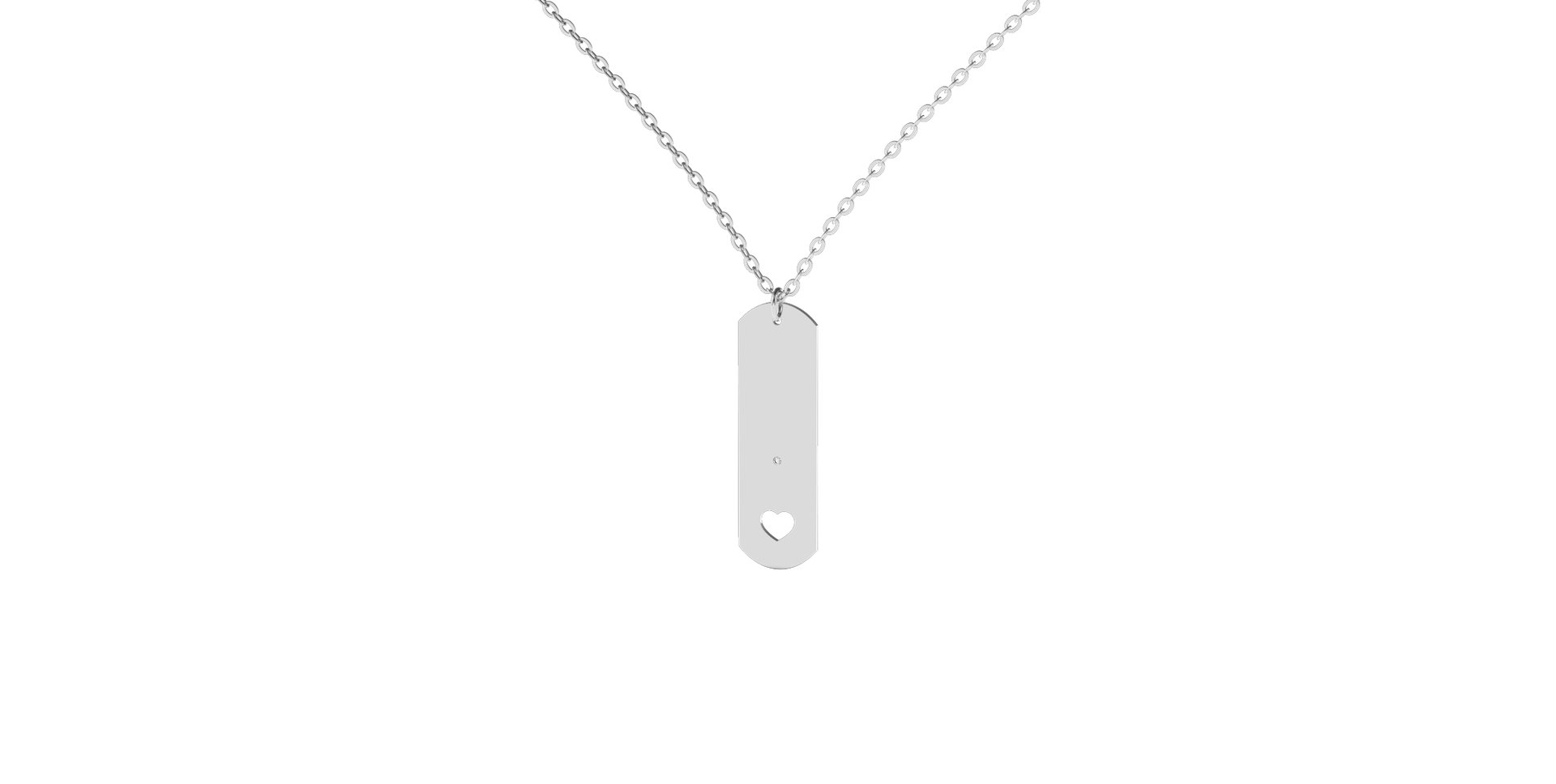 Náhrdelník s diamantem Angel Amour