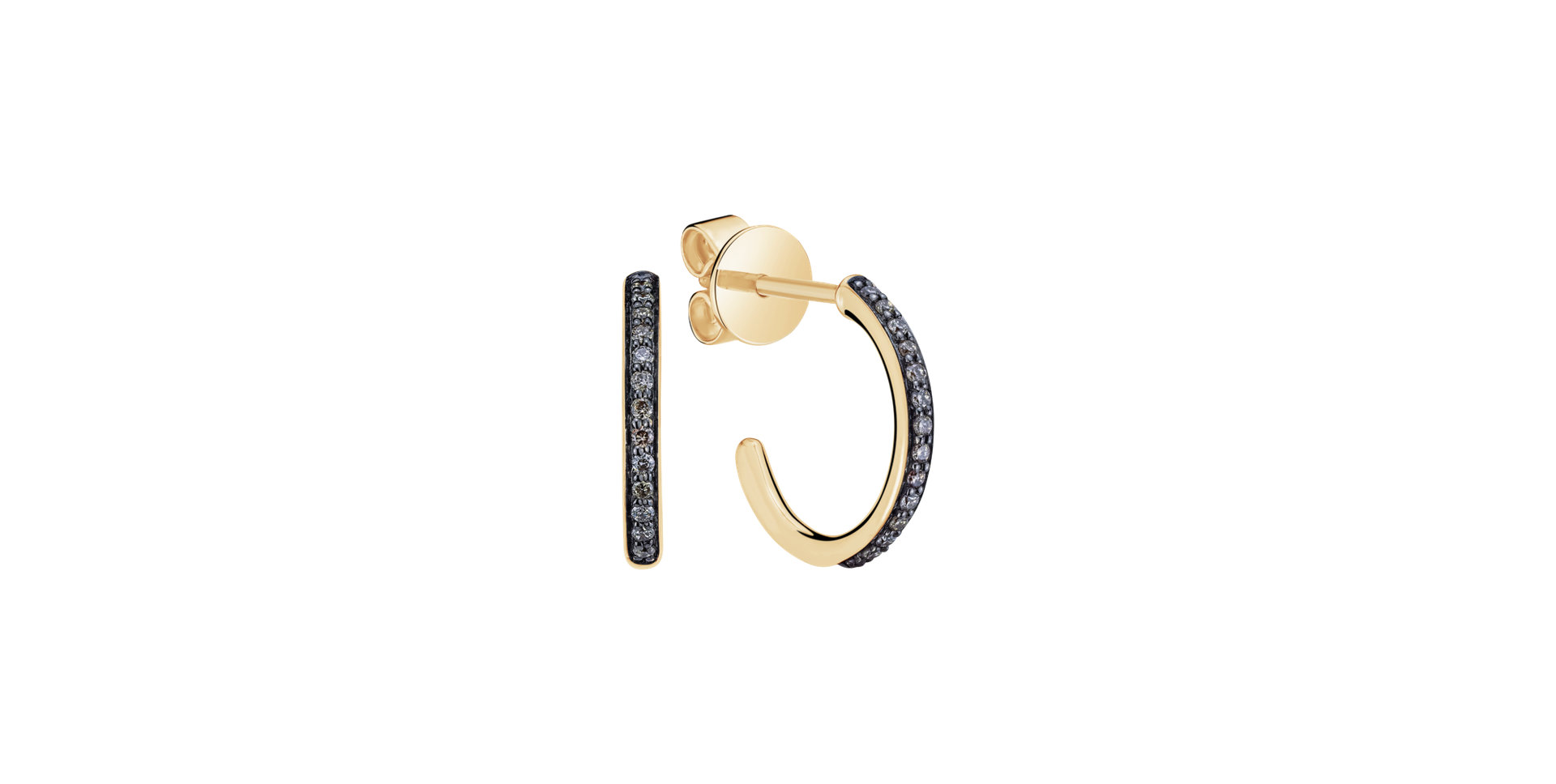 Náušnice s diamanty Creolyn