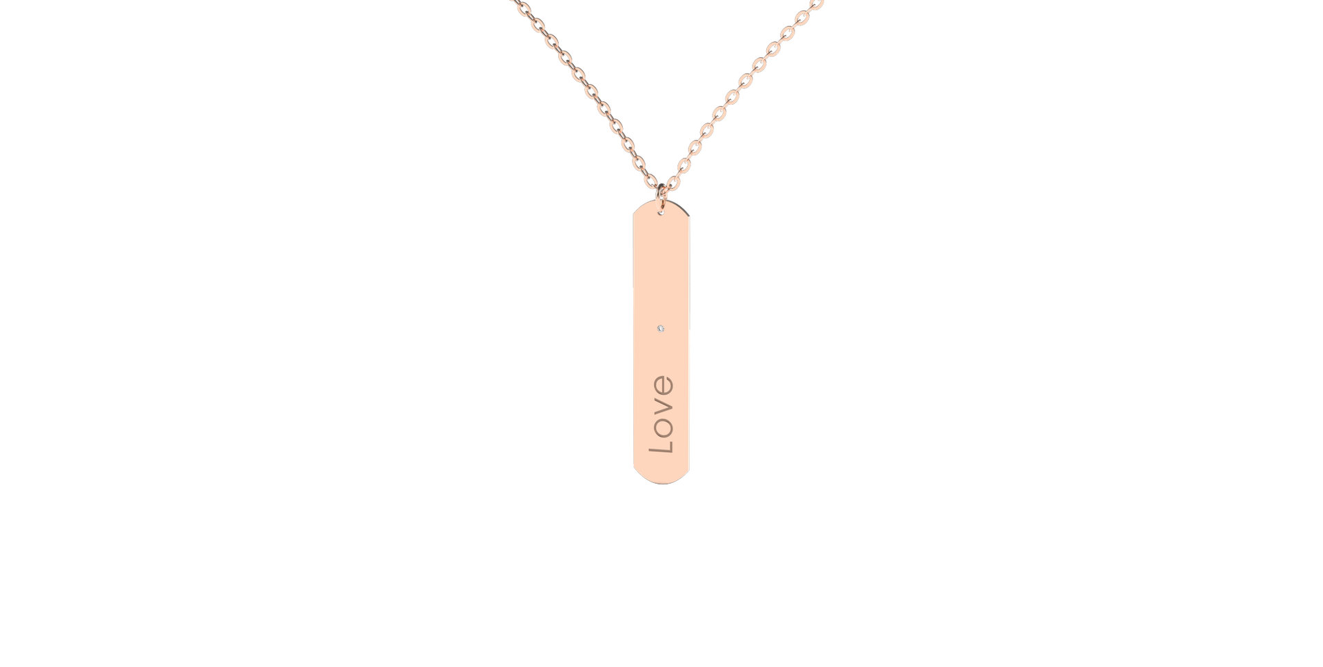 Náhrdelník s diamantem Miracle Amour