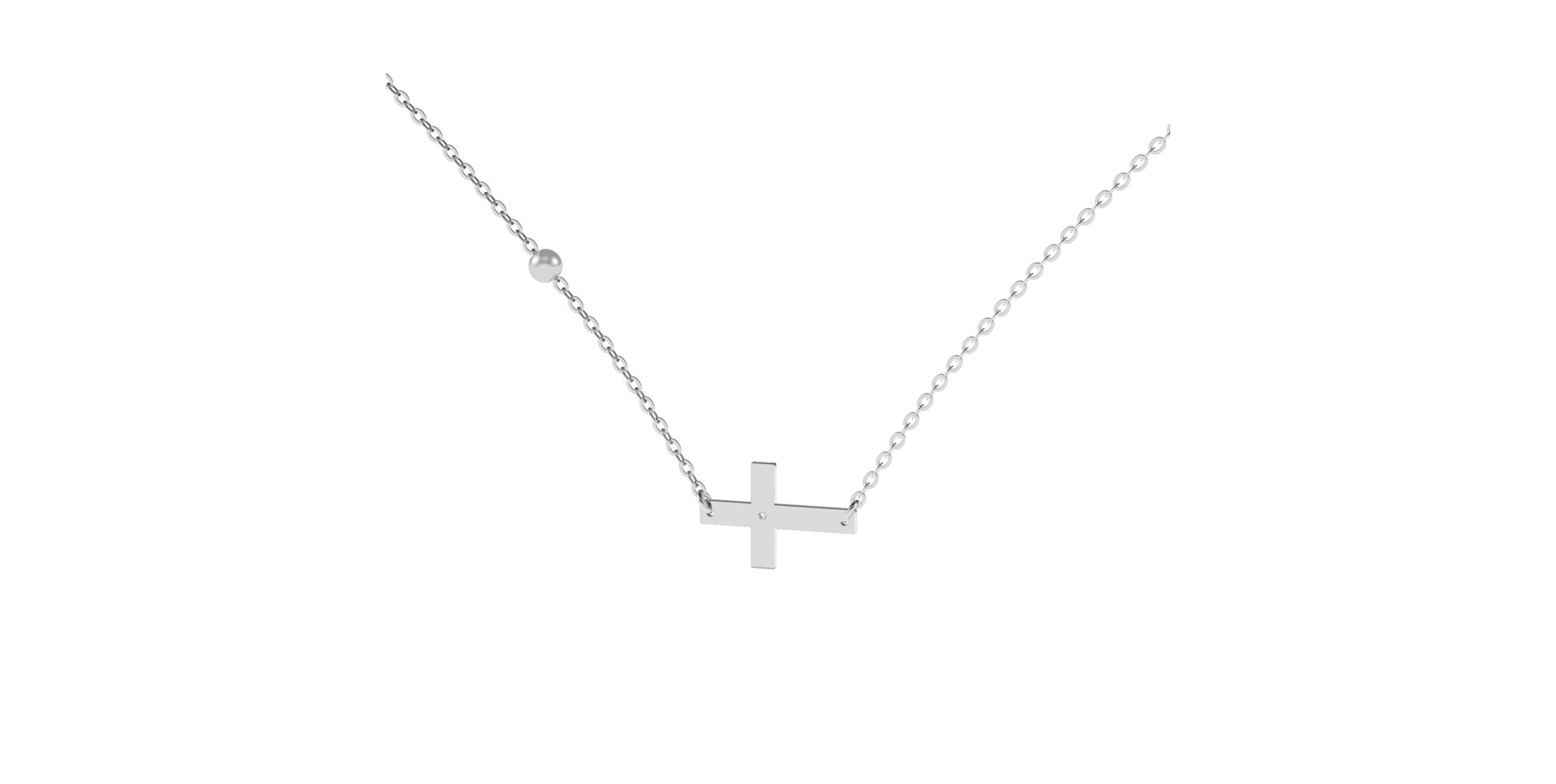 Náhrdelník s diamantem Faith Diamond