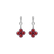 Náušnice s diamanty a rubíny Fire Clover2