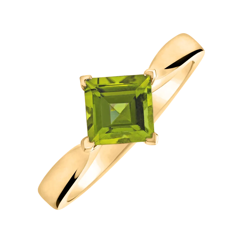 Prsten s peridotem Bonbon