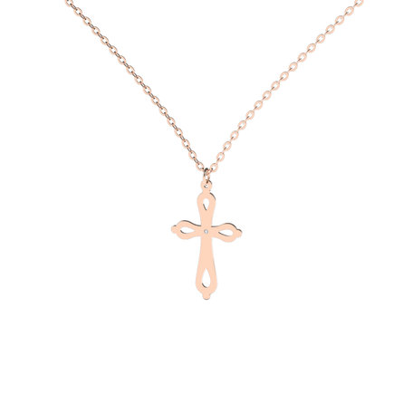Náhrdelník s diamantem Classic Cross