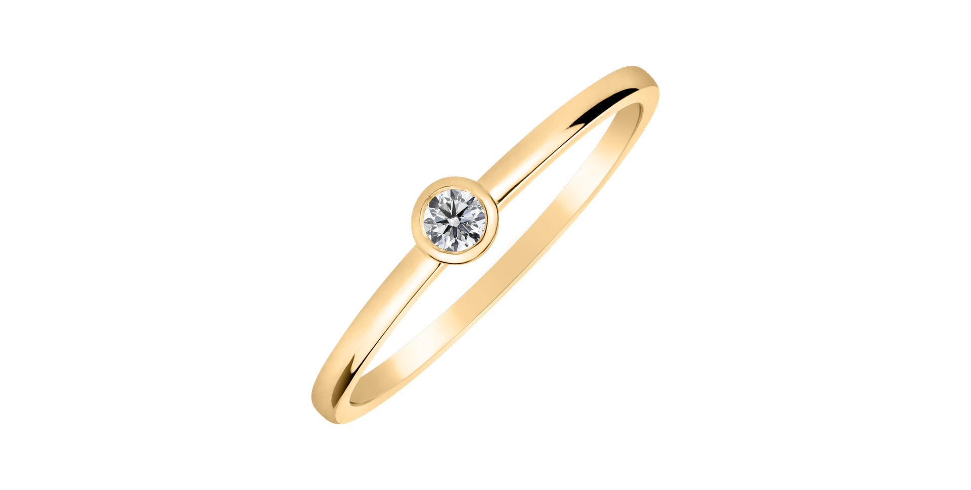 Prsten s diamantem Seductive Glow