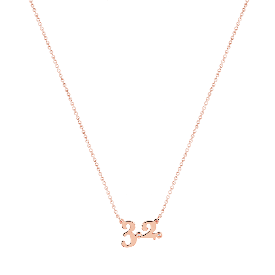 Náhrdelník s diamanty Date