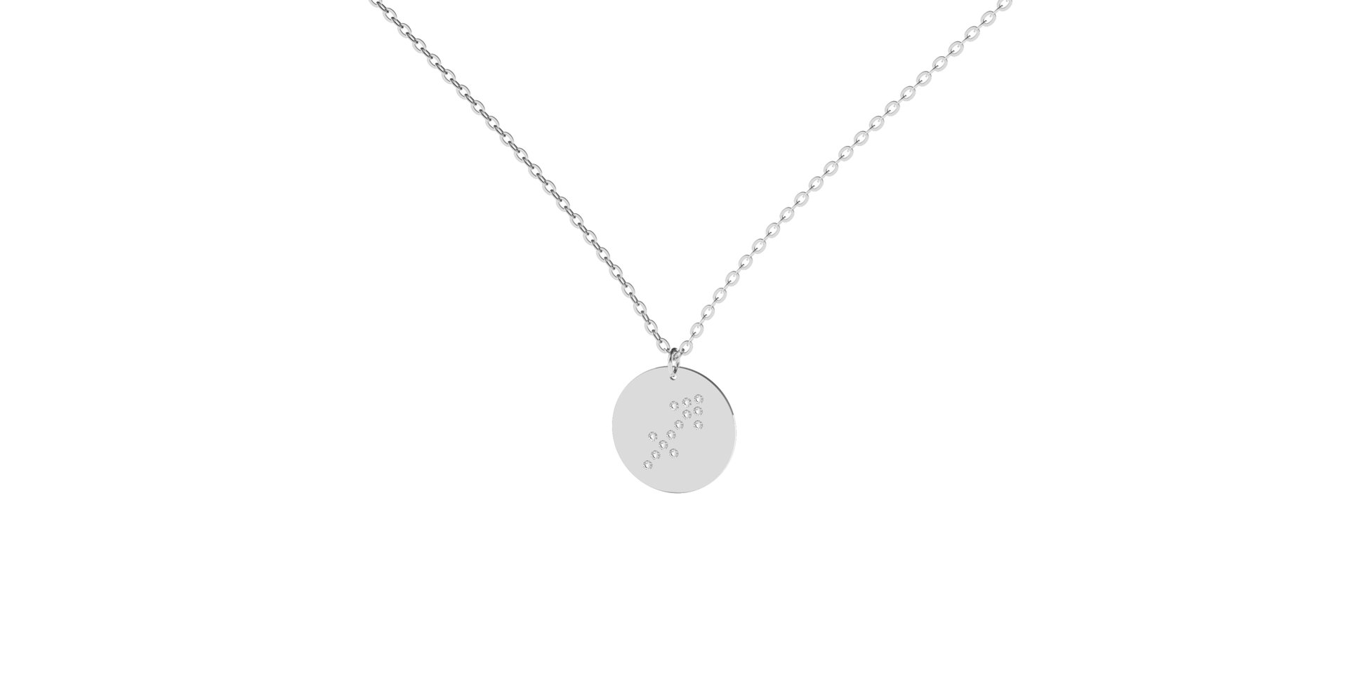 Náhrdelník s diamanty Sagittarius