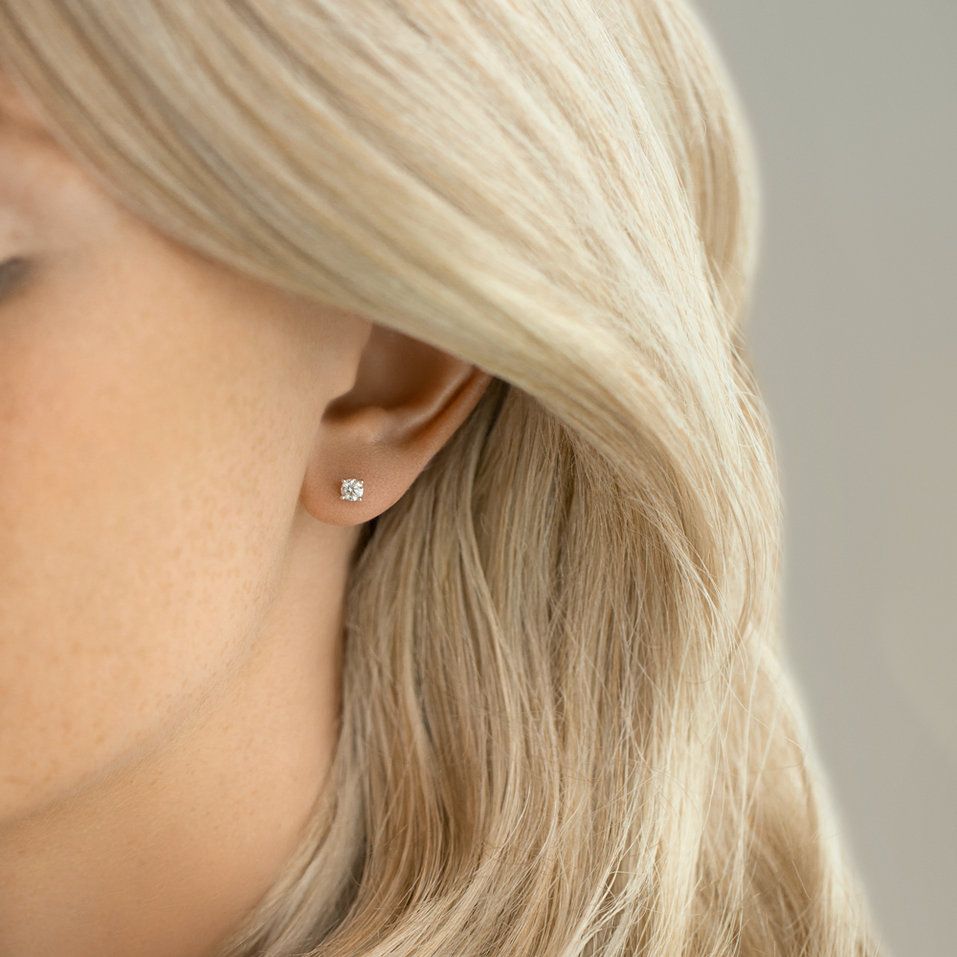 Náušnice s diamantem Essential Sparks