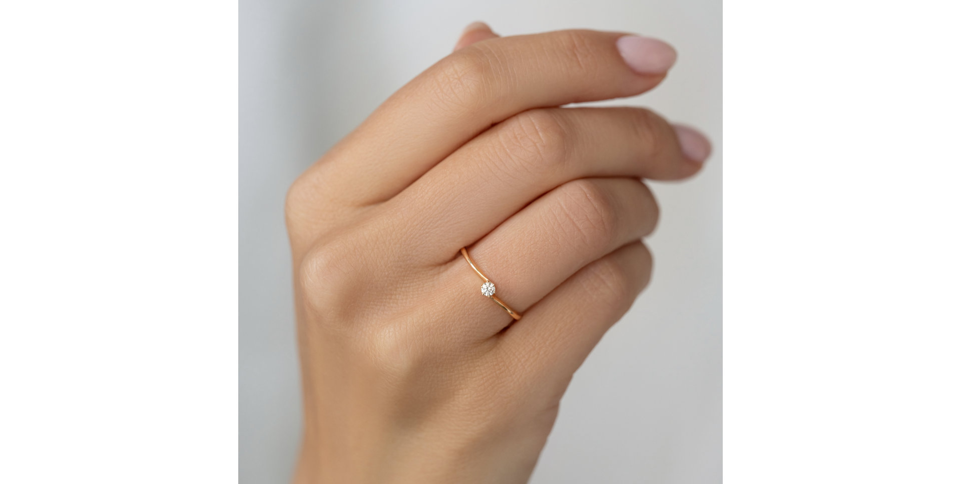 Prsten s diamatem Timeless Glow