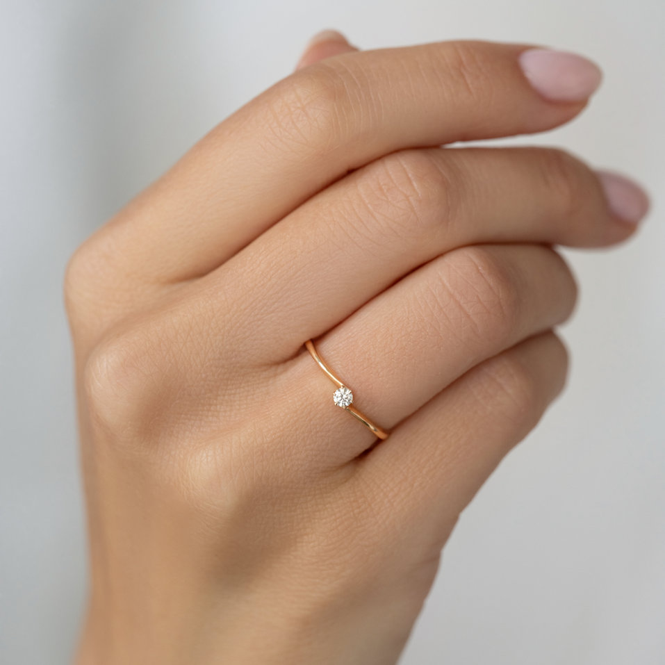 Prsten s diamatem Timeless Glow